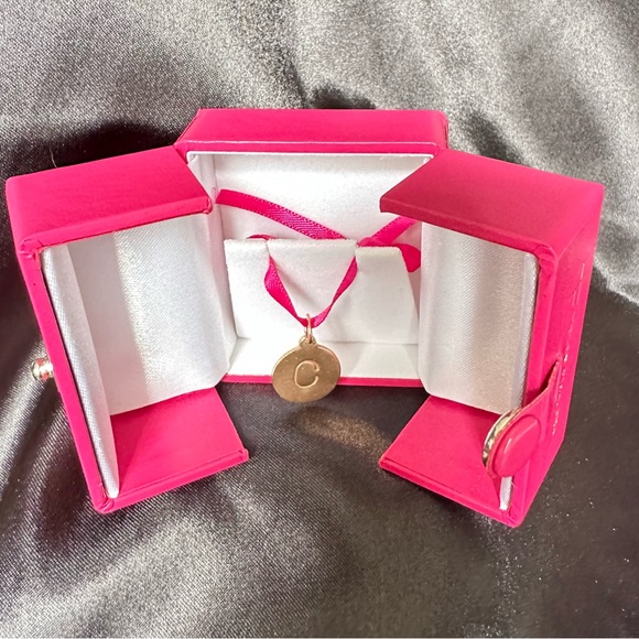 Minimalist Jewelry…Helen Ficalora "C" Alphabet Charm lovingly hand craft… - Picture 3 of 10